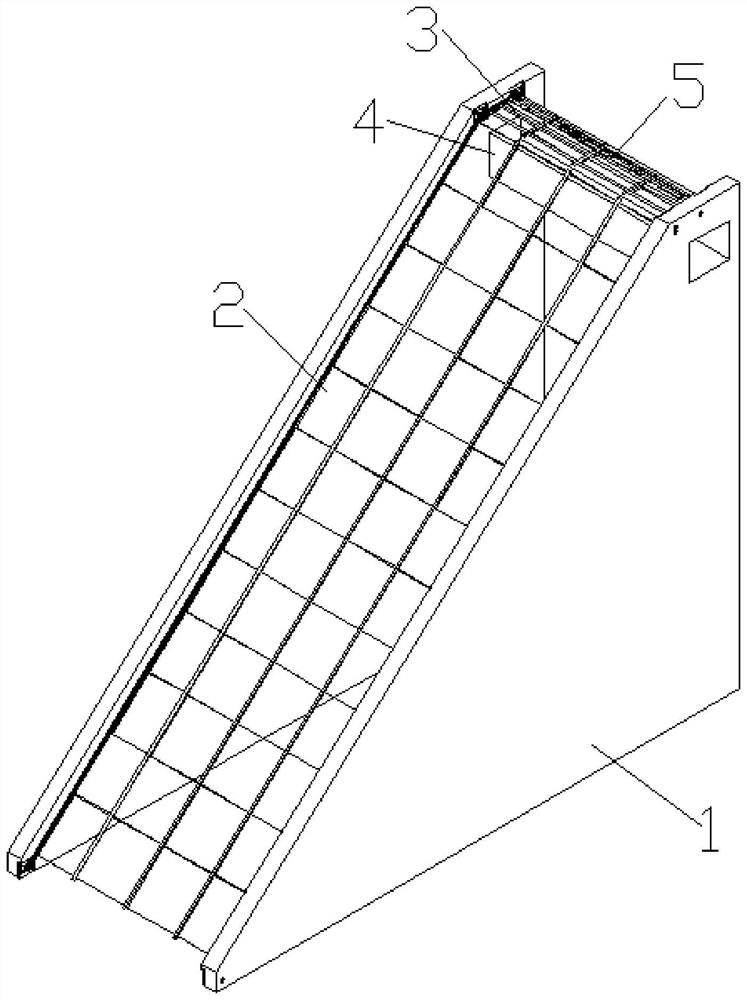 Automatic multi-section cleaning device capable of rotating up and down for diversion canal and treatment method