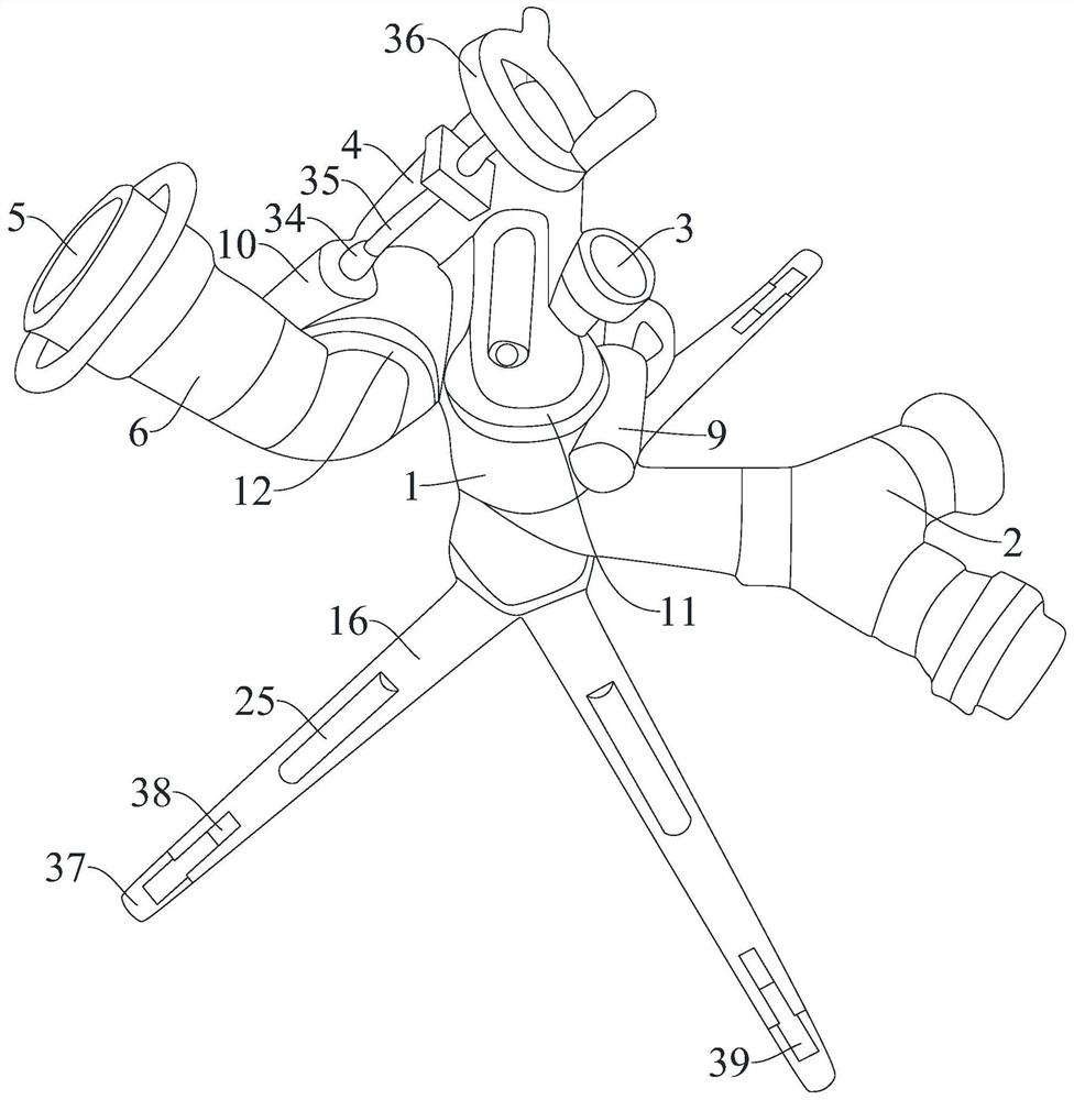 Multidirectional adjusting type fire water monitor