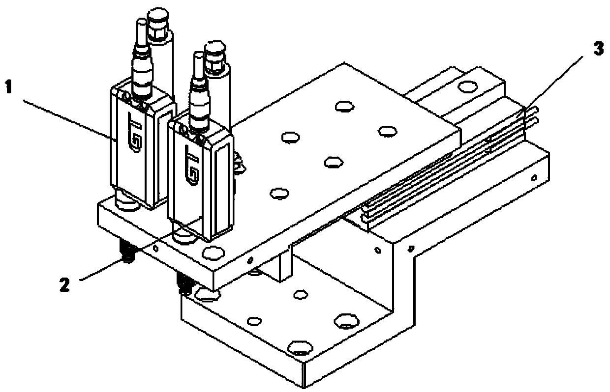 Wafer thickness measuring device applied to sapphire thinning device