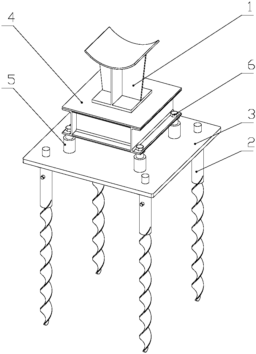 A combined quick-installation pipe support and its installation method