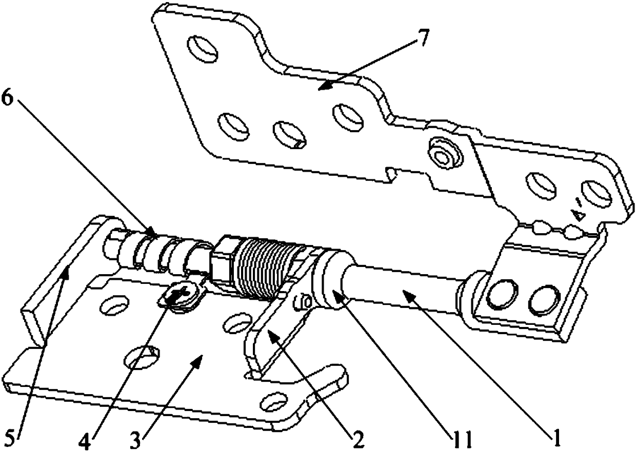 Rotary shaft device and electronic equipment