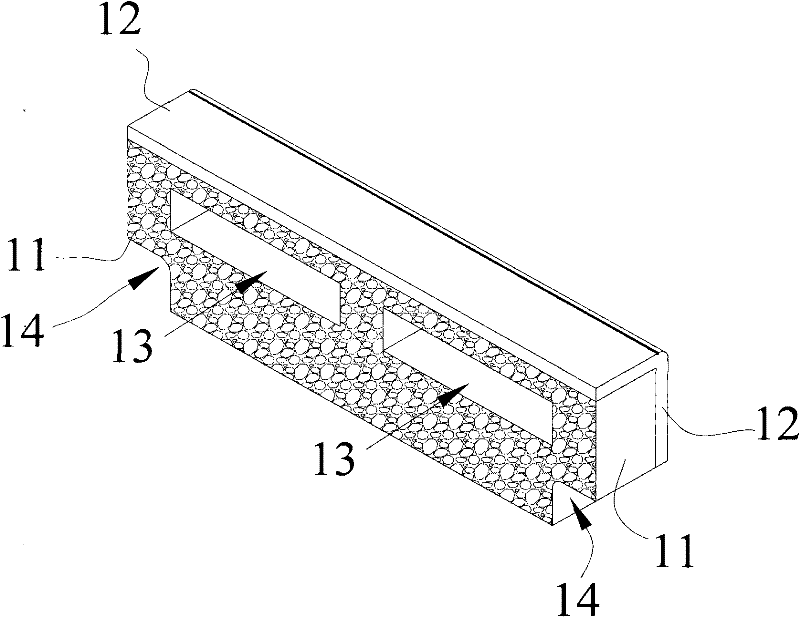 A kind of curb stone and its preparation method and road including the curb stone