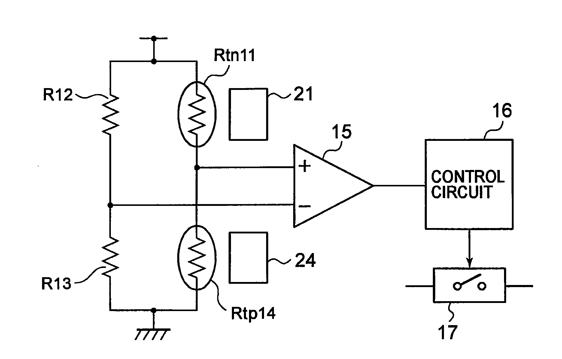 Overheat protection circuit