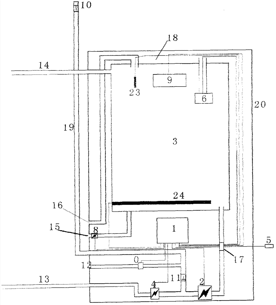 Split vacuum pipe type solar water heater