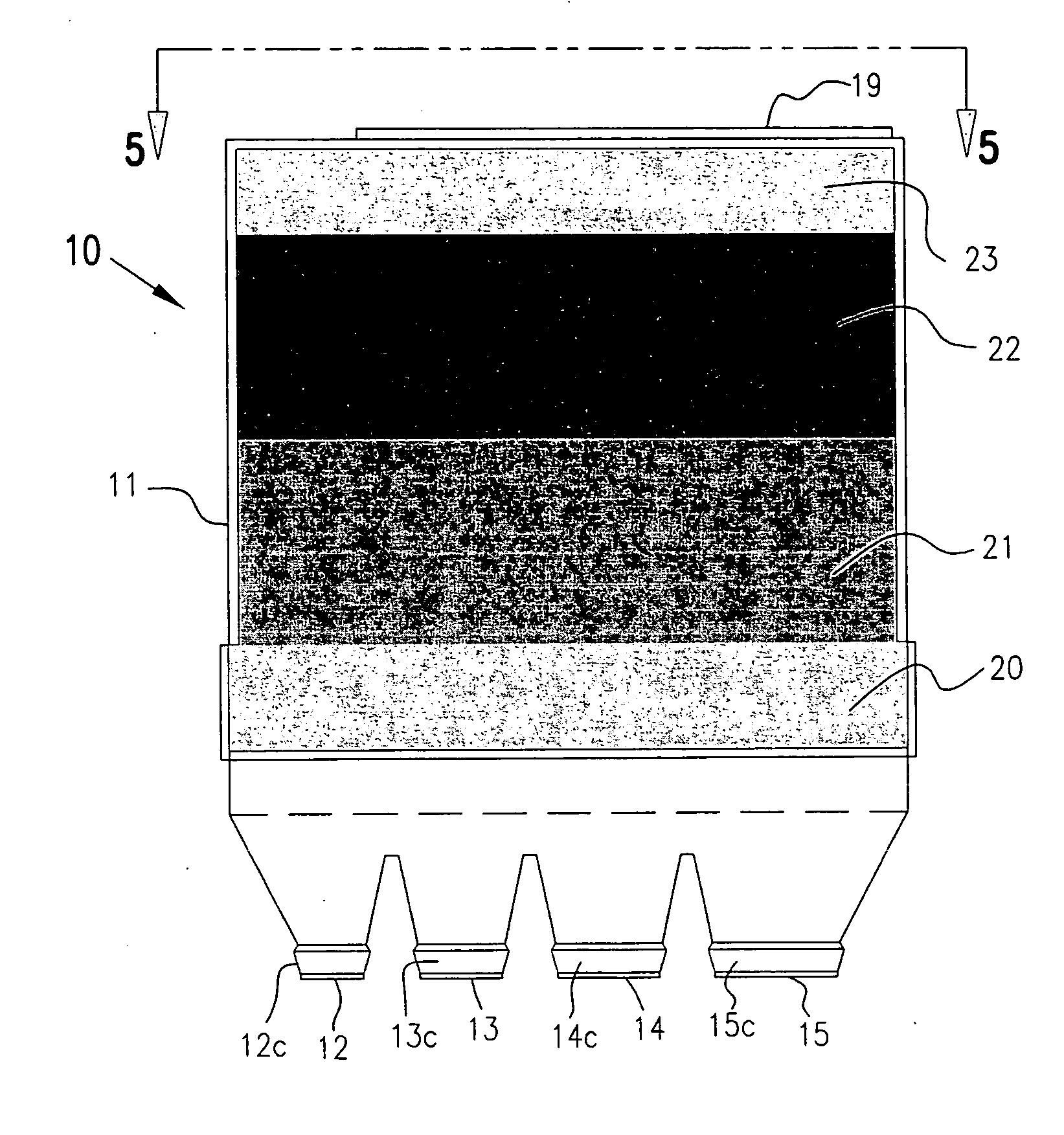 Operating room smoke evacuator with integrated vacuum motor and filter