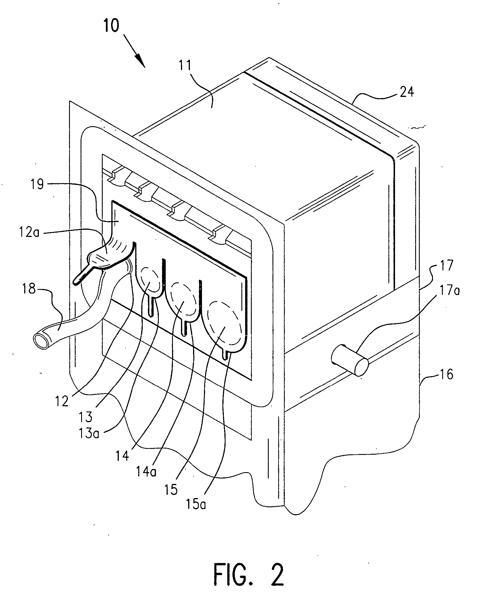 Operating room smoke evacuator with integrated vacuum motor and filter