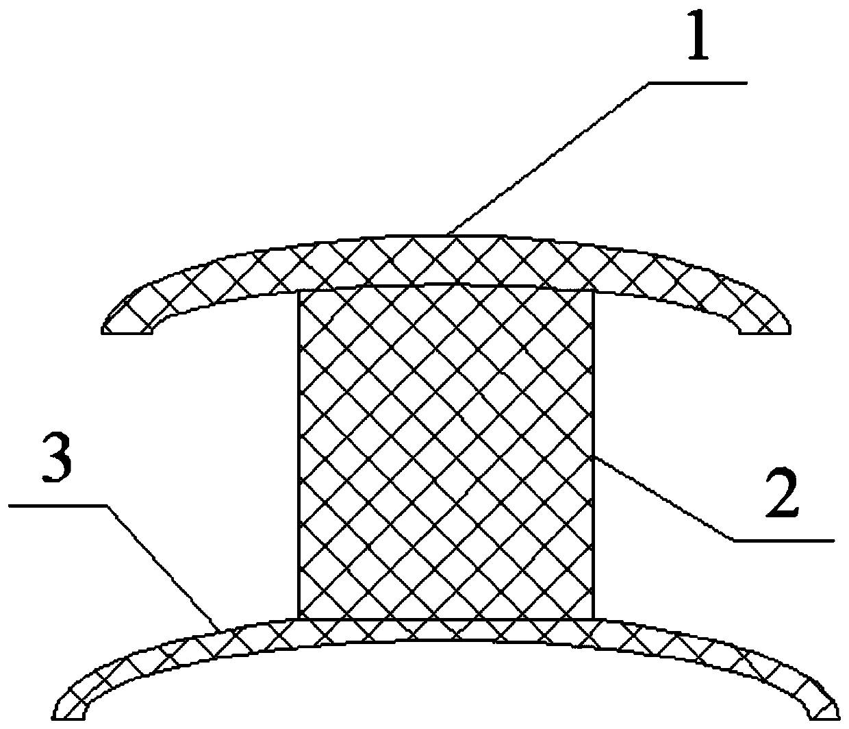 A kind of mesentery supporting device and supporting method