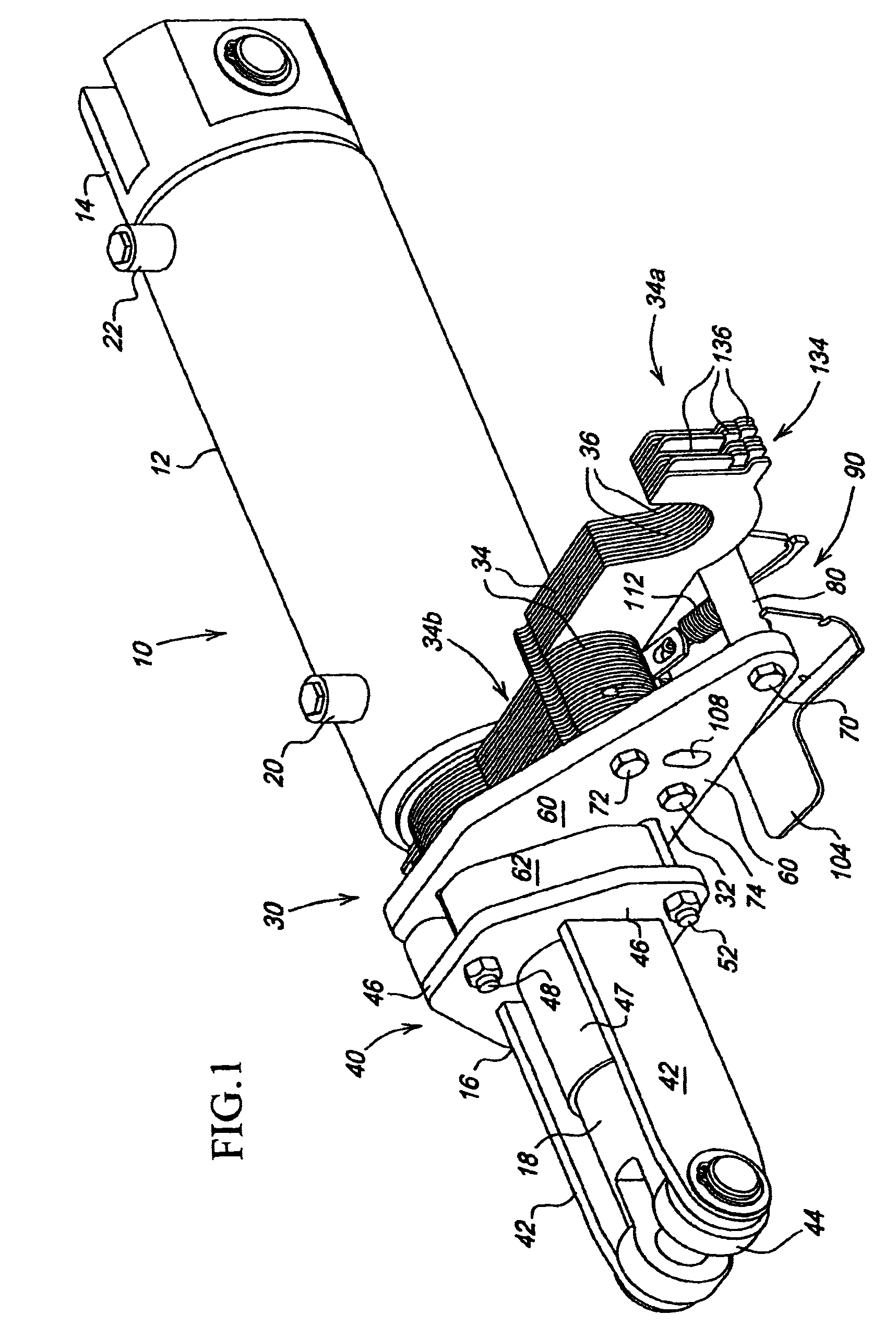 Cylinder mounted stroke control