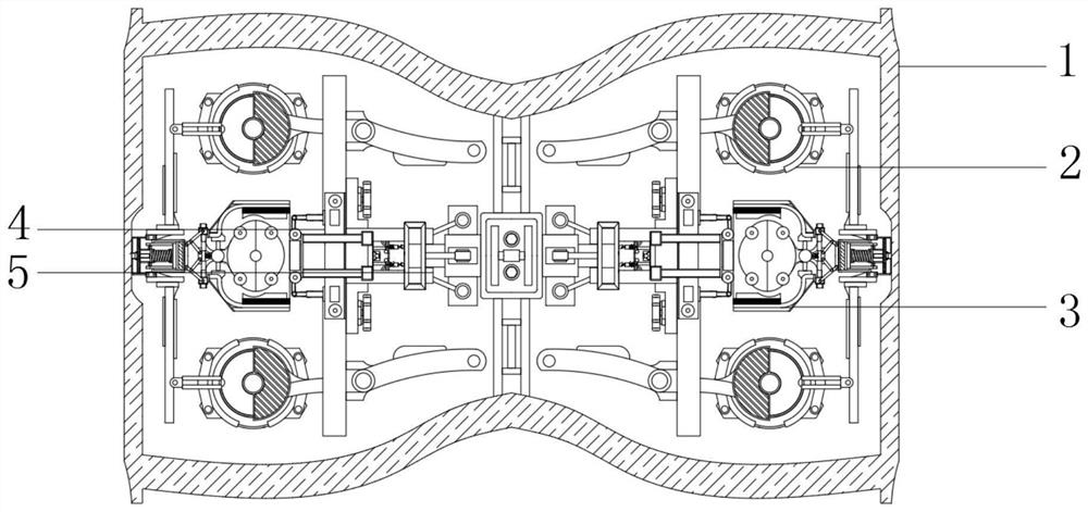 Laser device chip positioning and clamping mechanism