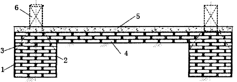 Geotextile bag shock absorption and vibration isolation building foundation, and construction method and application thereof