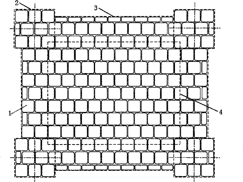 Geotextile bag shock absorption and vibration isolation building foundation, and construction method and application thereof