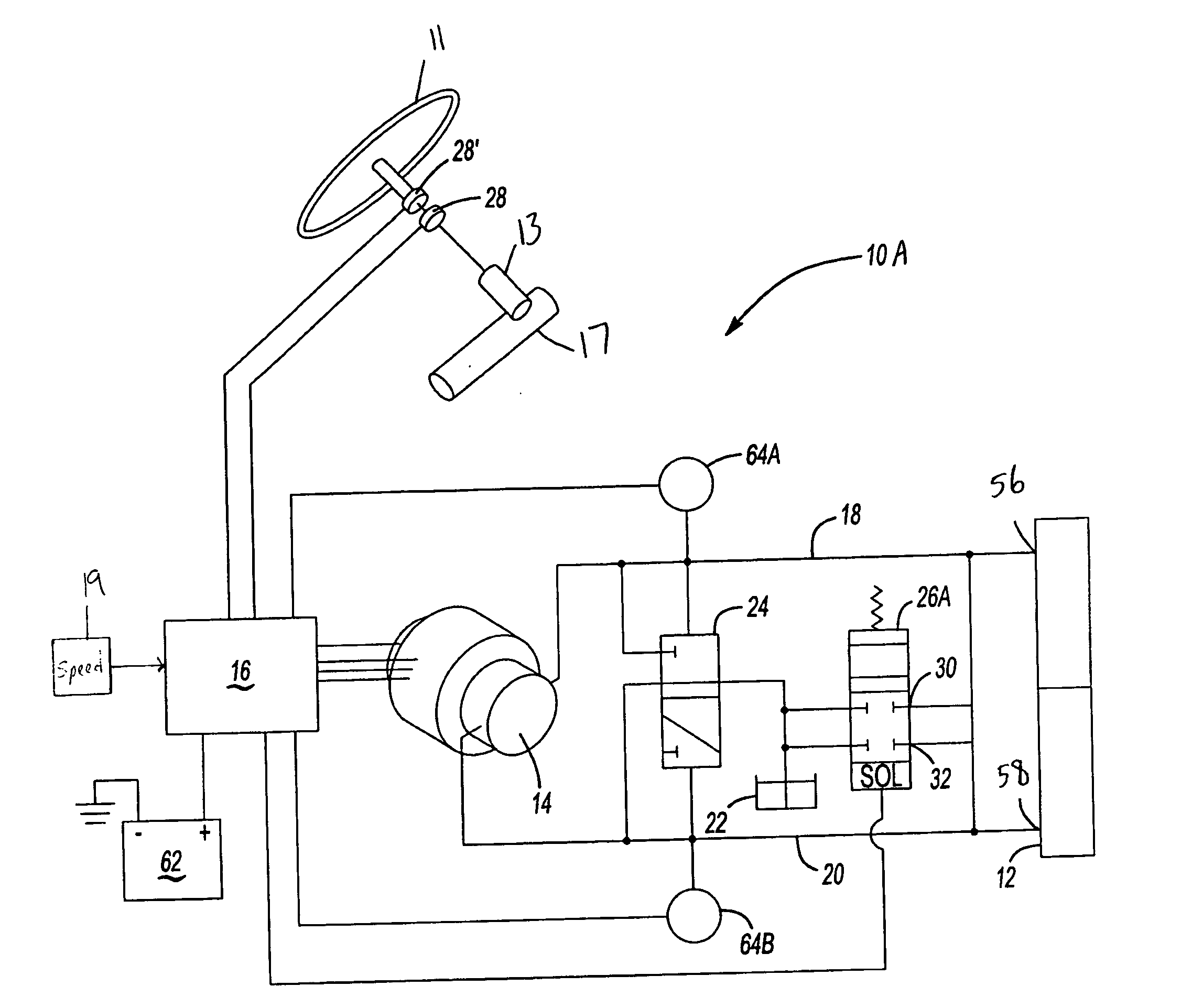 Hydro-mechanically coupled electric power steering system