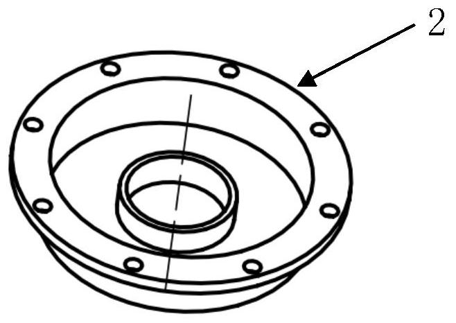 A fine adjustment method for the coaxiality of frame type bearing bush
