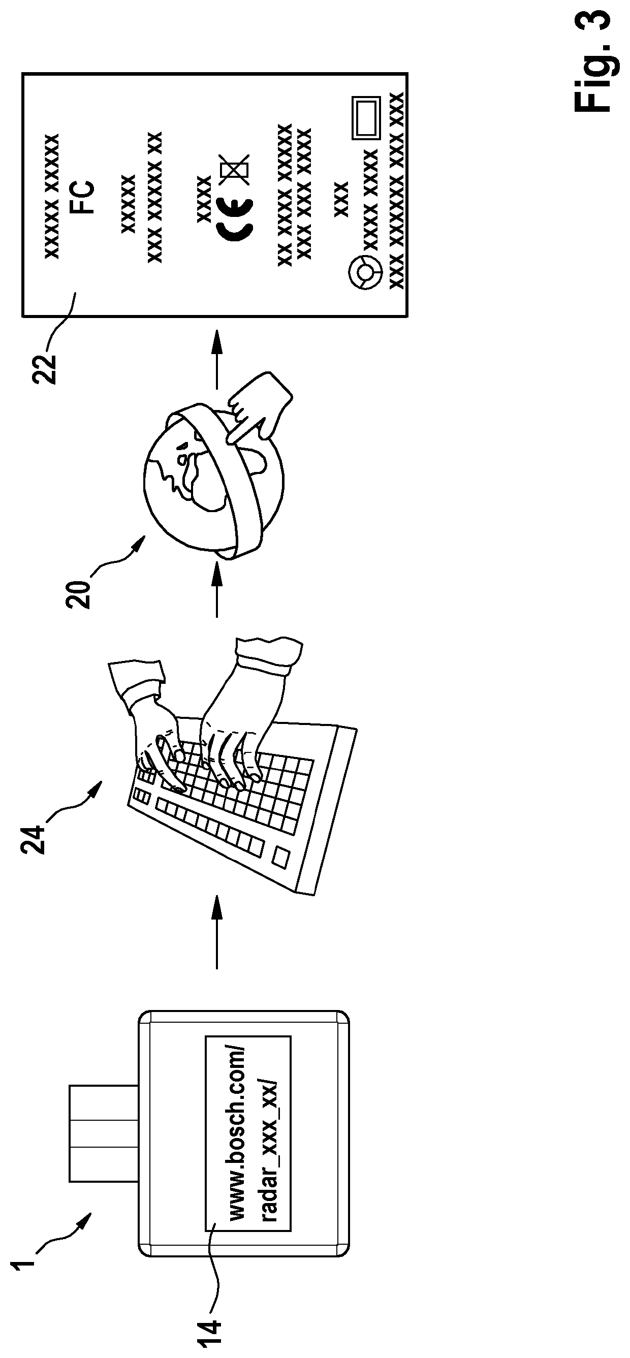 Method for providing homologation markings