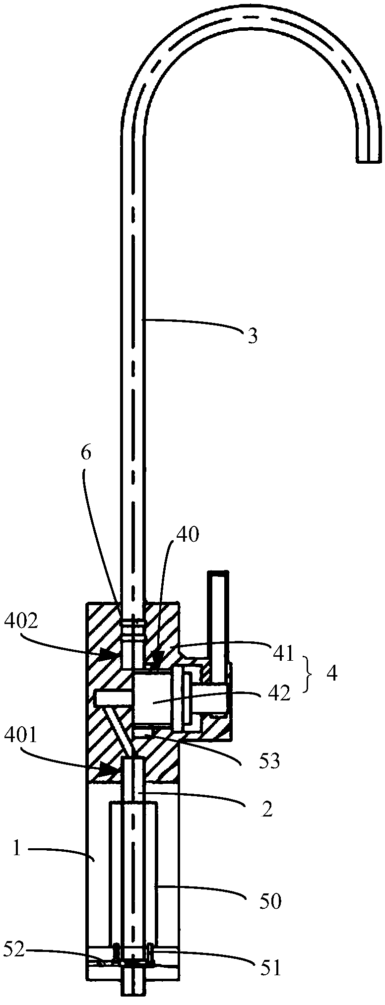 Water purification device and water purifier