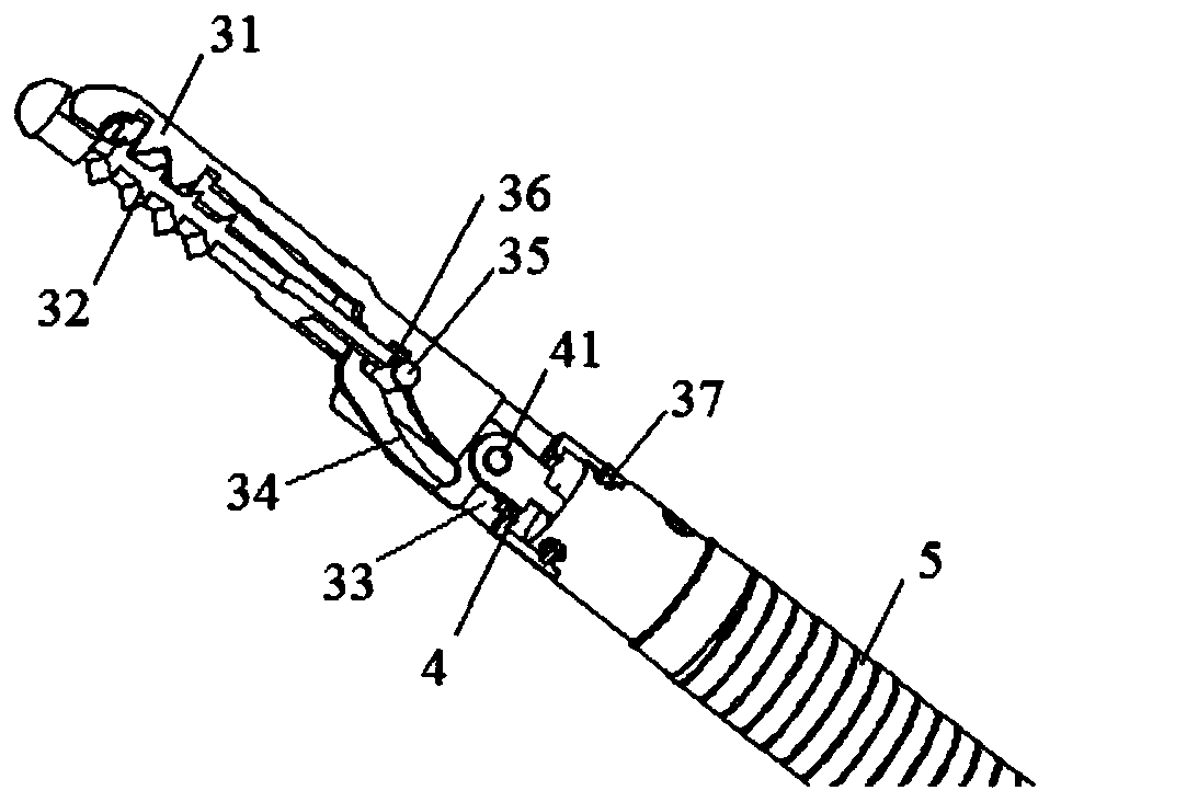 Chute type multi-arm clamp