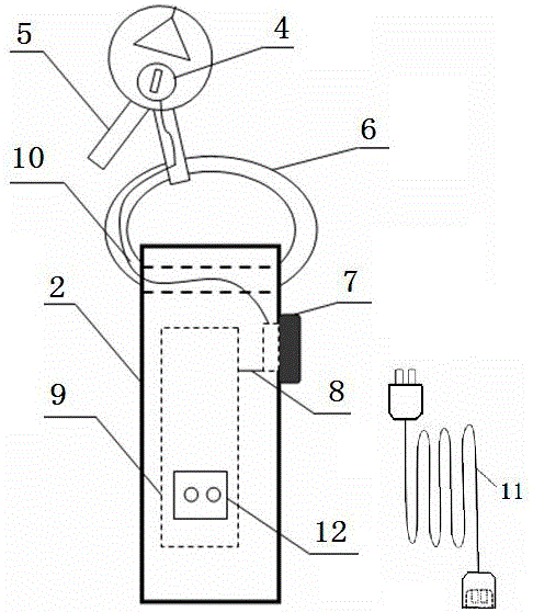 GPS positioning device which instantly controls electric power materials