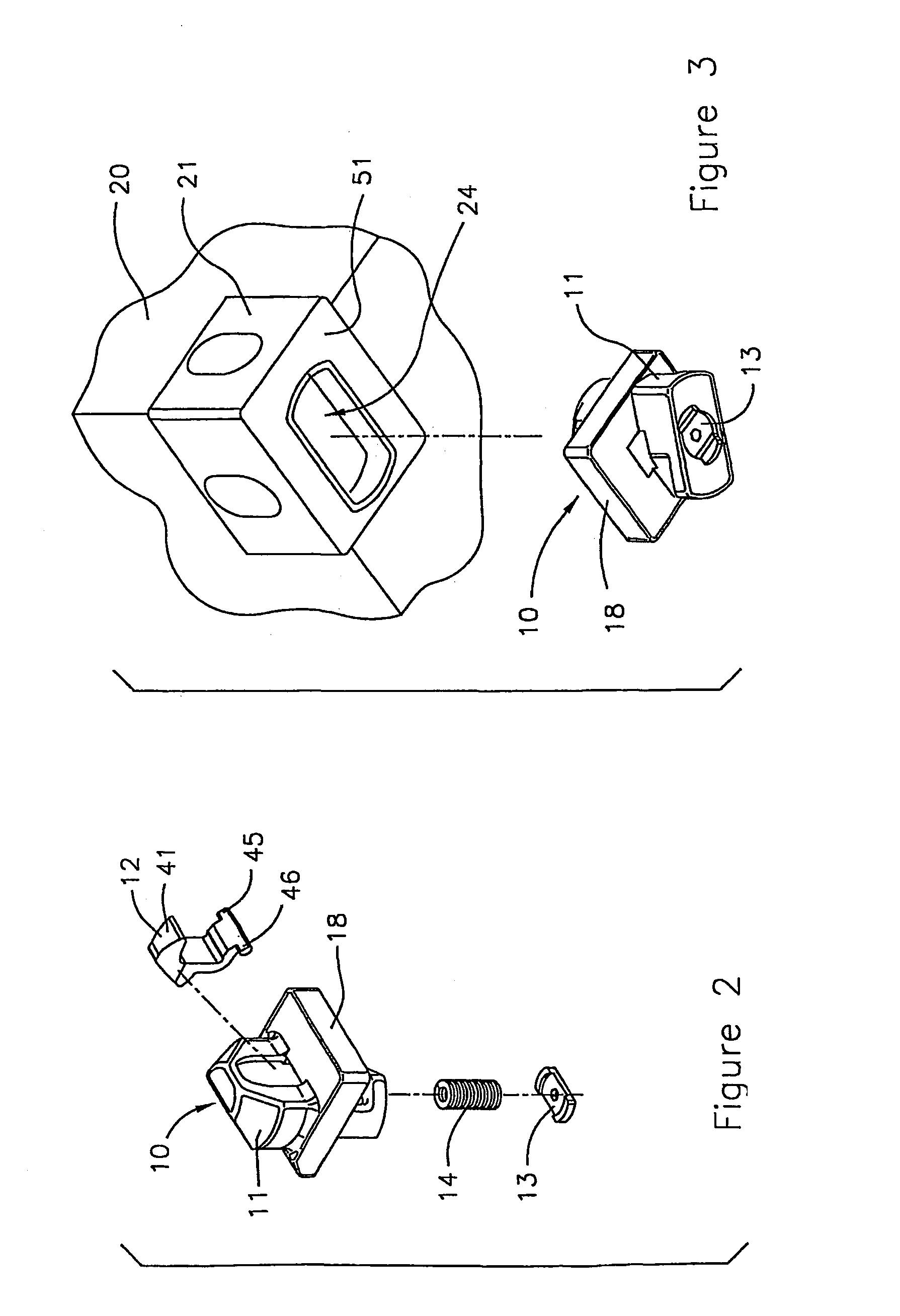 Latch device for securing cargo containers together and/or to vehicle decks