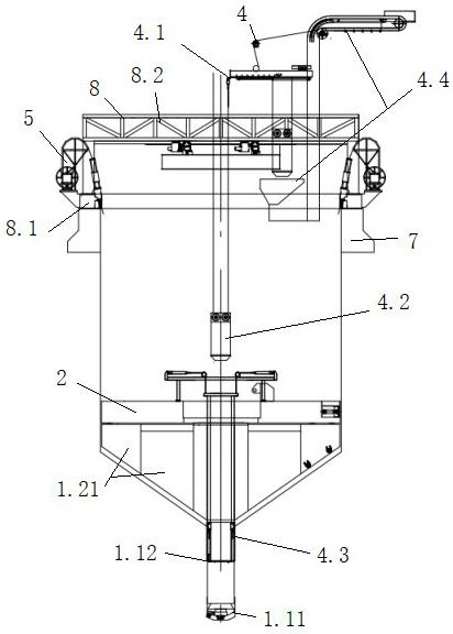 A super-large-diameter vertical shaft full-face tunneling machine and its construction method