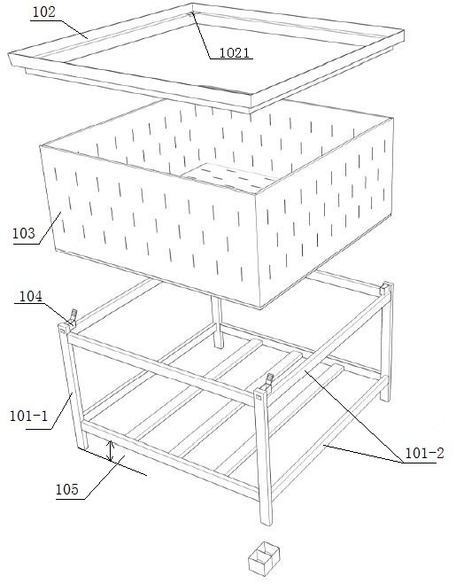 Hidden shareable and combinable landscaping system and landscaping method