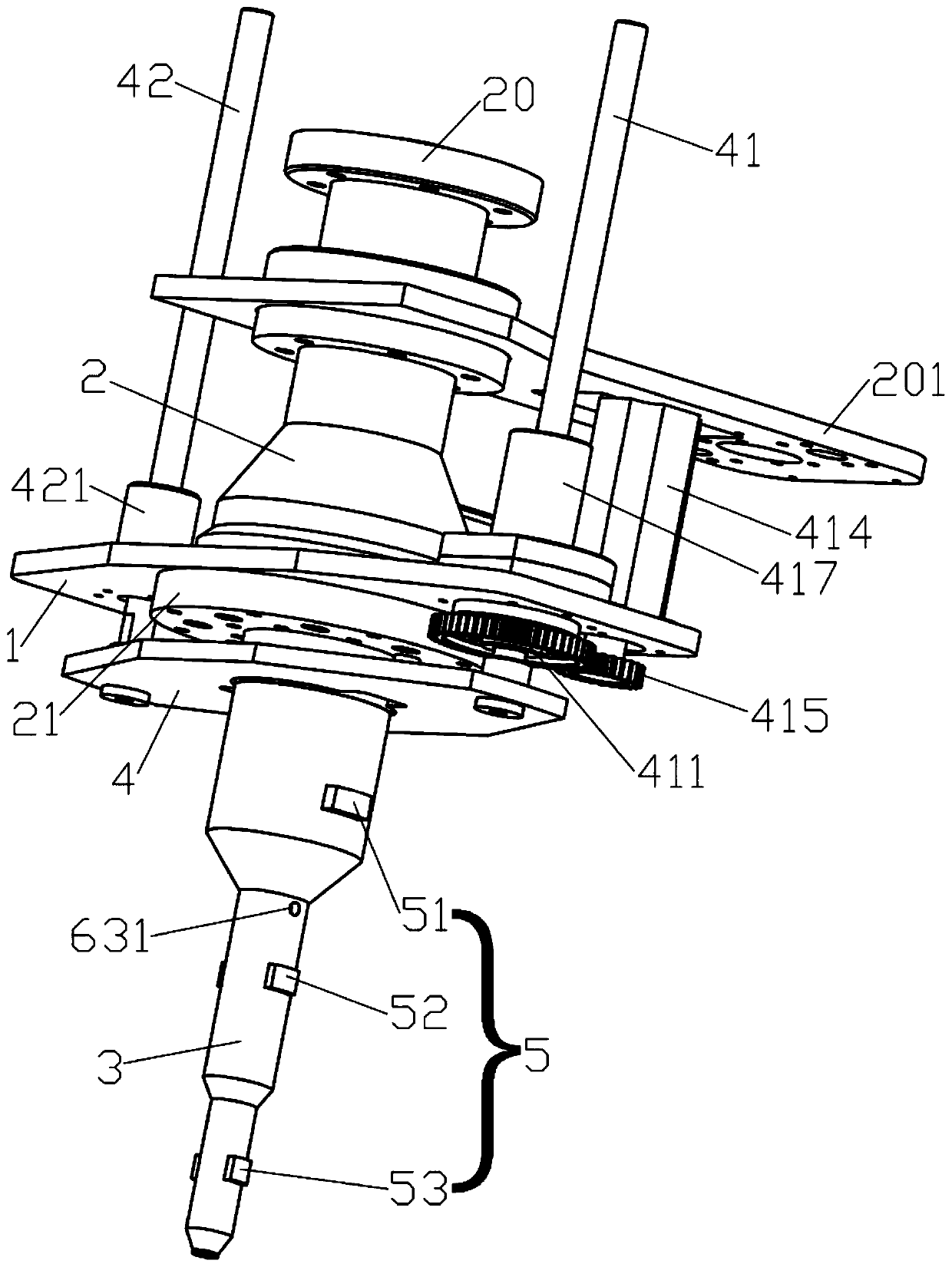 Hanging scaffold device