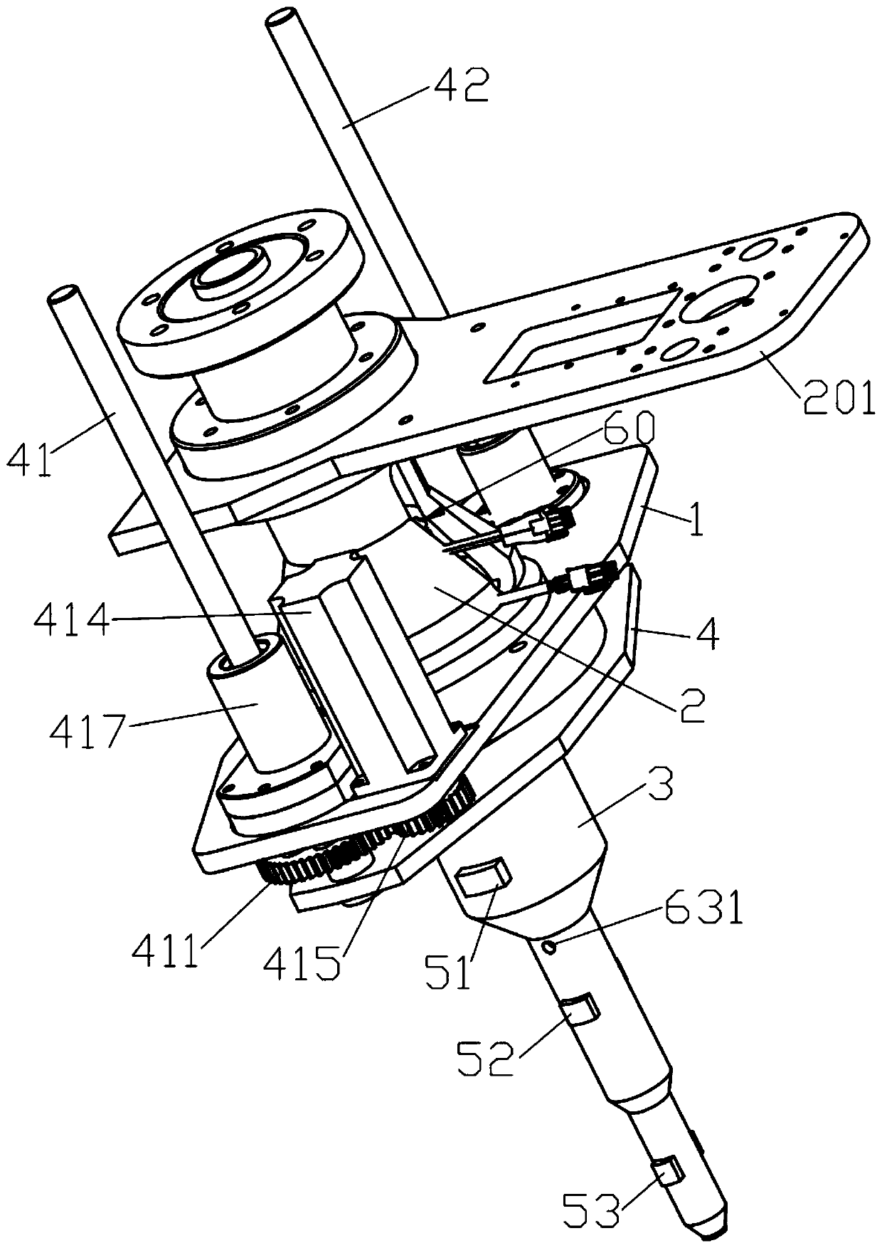 Hanging scaffold device