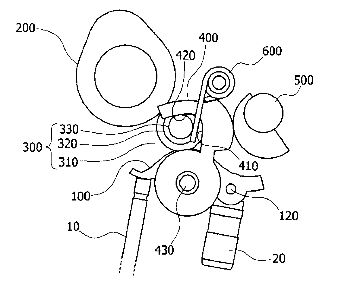 Slide type continuous variable valve lift device