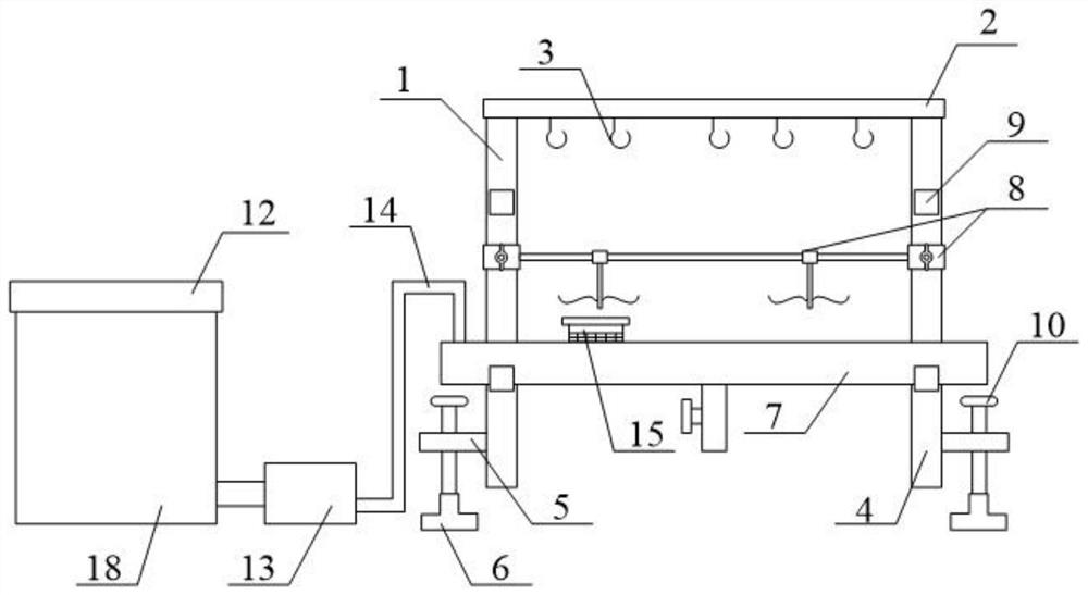 Anoectochilus formosanus soilless culture planting system and planting method thereof