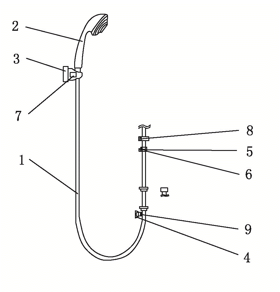Shower device capable of automatically controlling water outflow and control method thereof