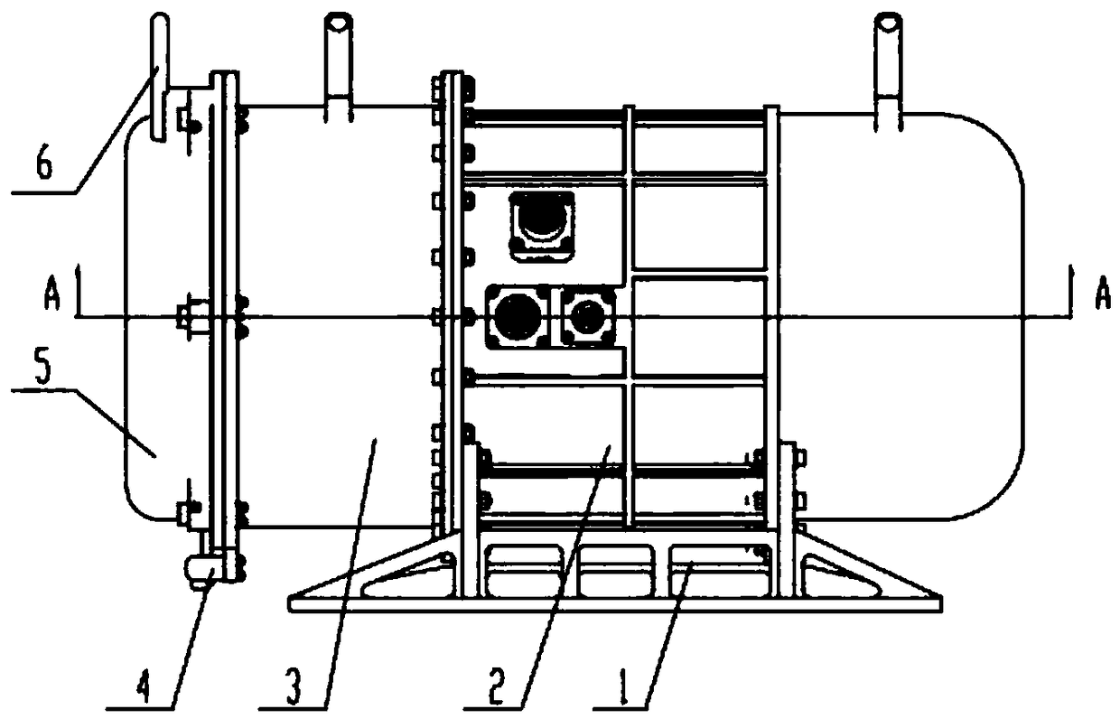 A space comprehensive material science experiment device