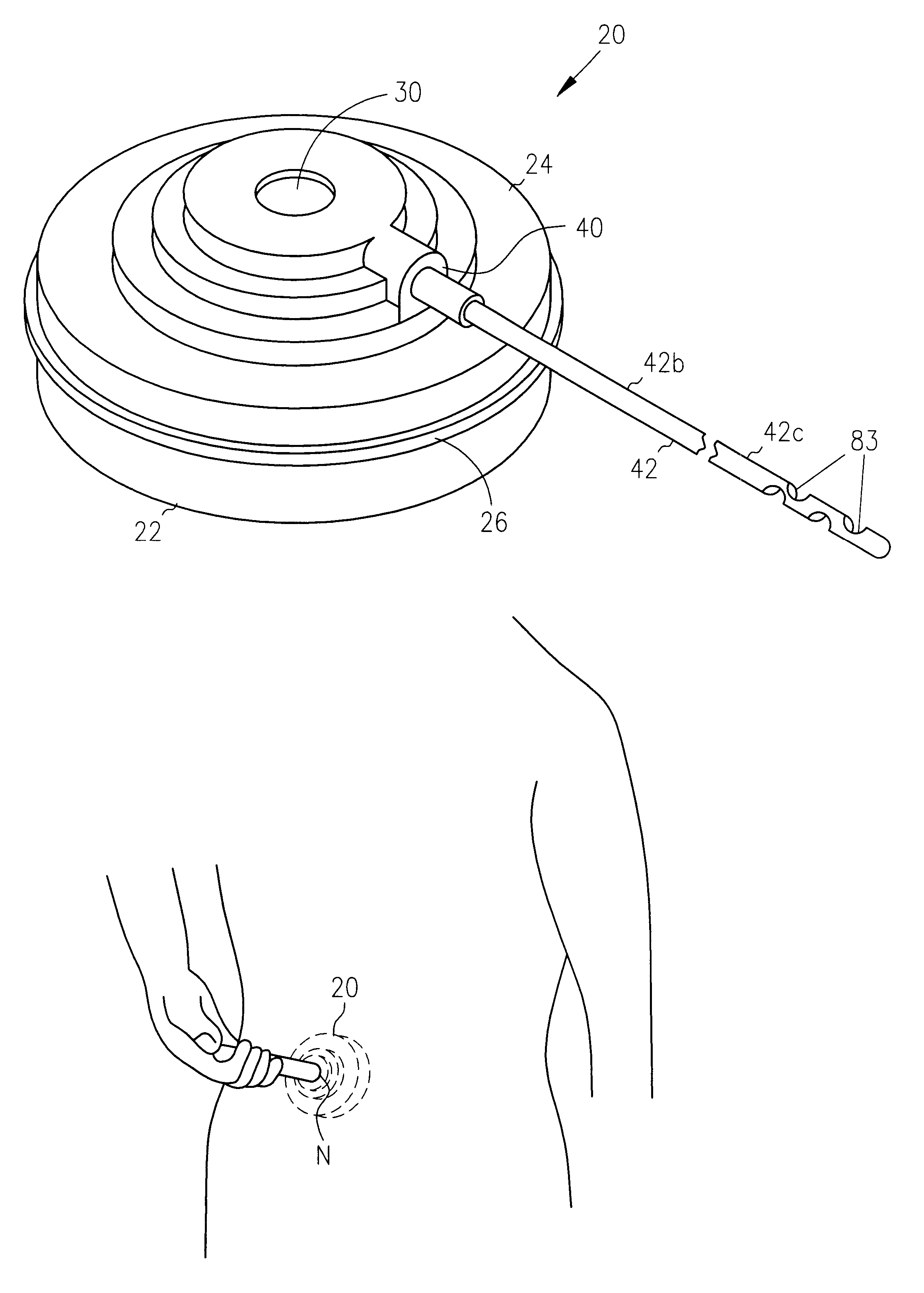 Fluid delivery device with heat activated energy source