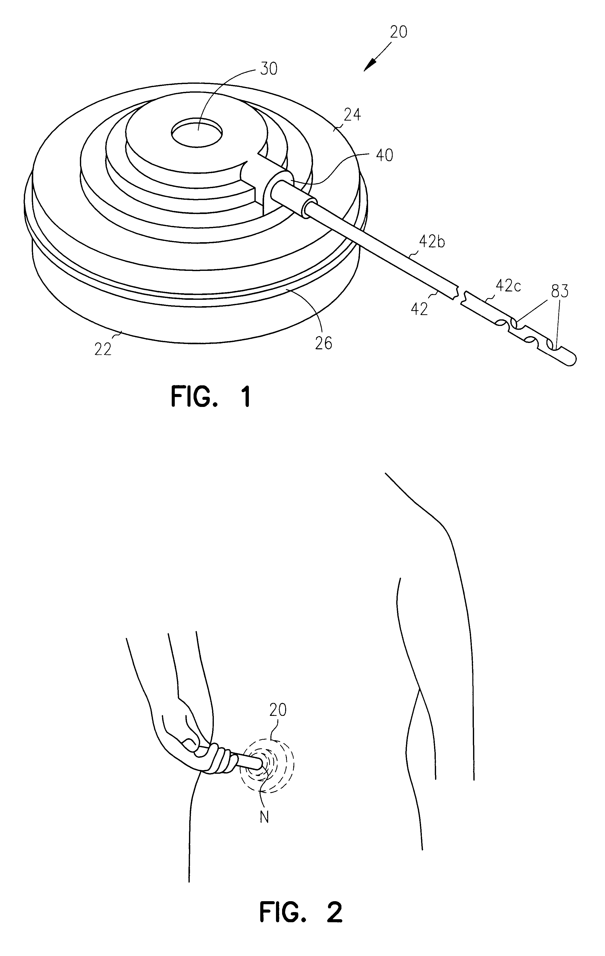 Fluid delivery device with heat activated energy source