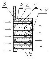 An ultra-low resistance three-dimensional composite membrane filter element and a protective mask made of it