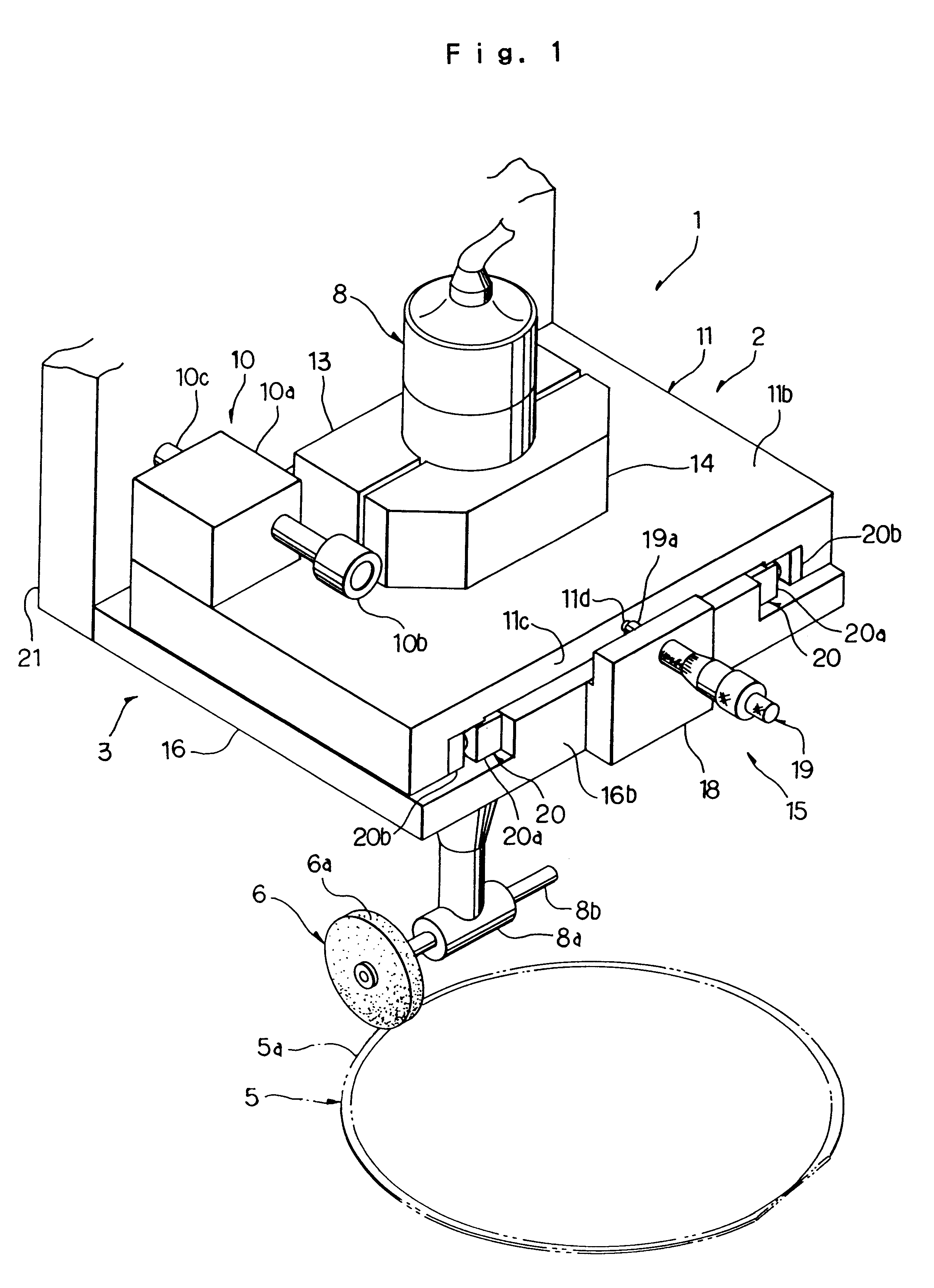 Method and device for polishing work edge