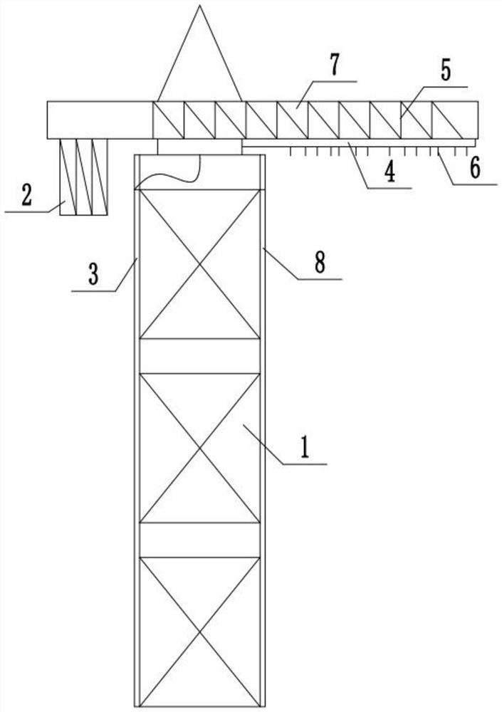 Flying dust suppression device for construction site