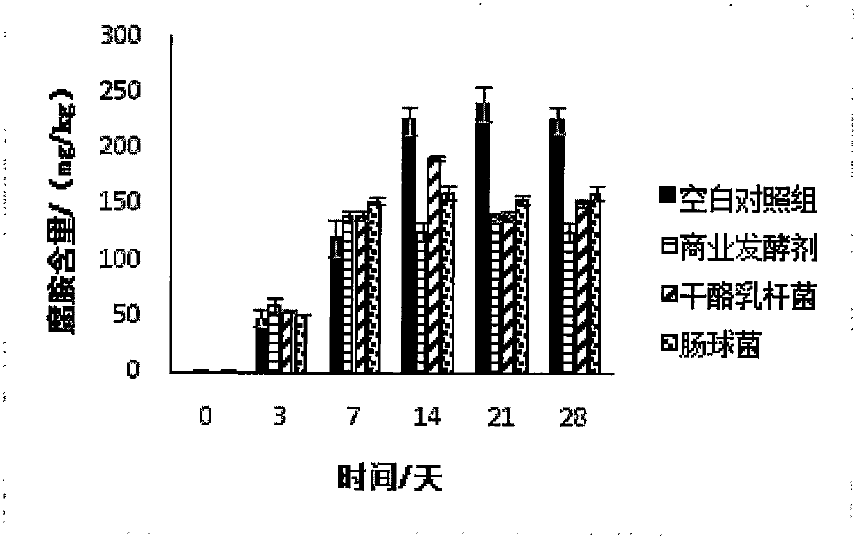 Application of lactobacillus casei in preparation of fermented sausages, method for preparing sausages and sausages