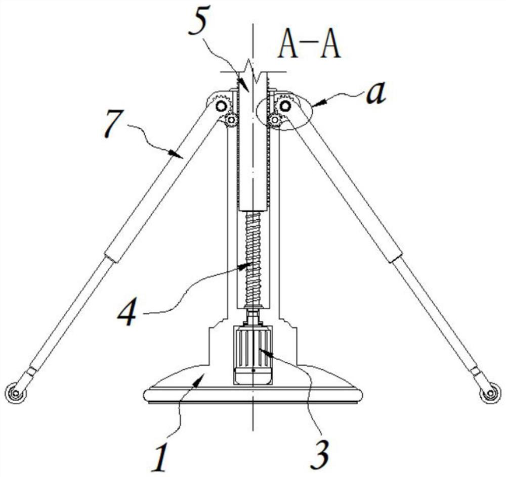 Lifting adjustable music reading support convenient to place