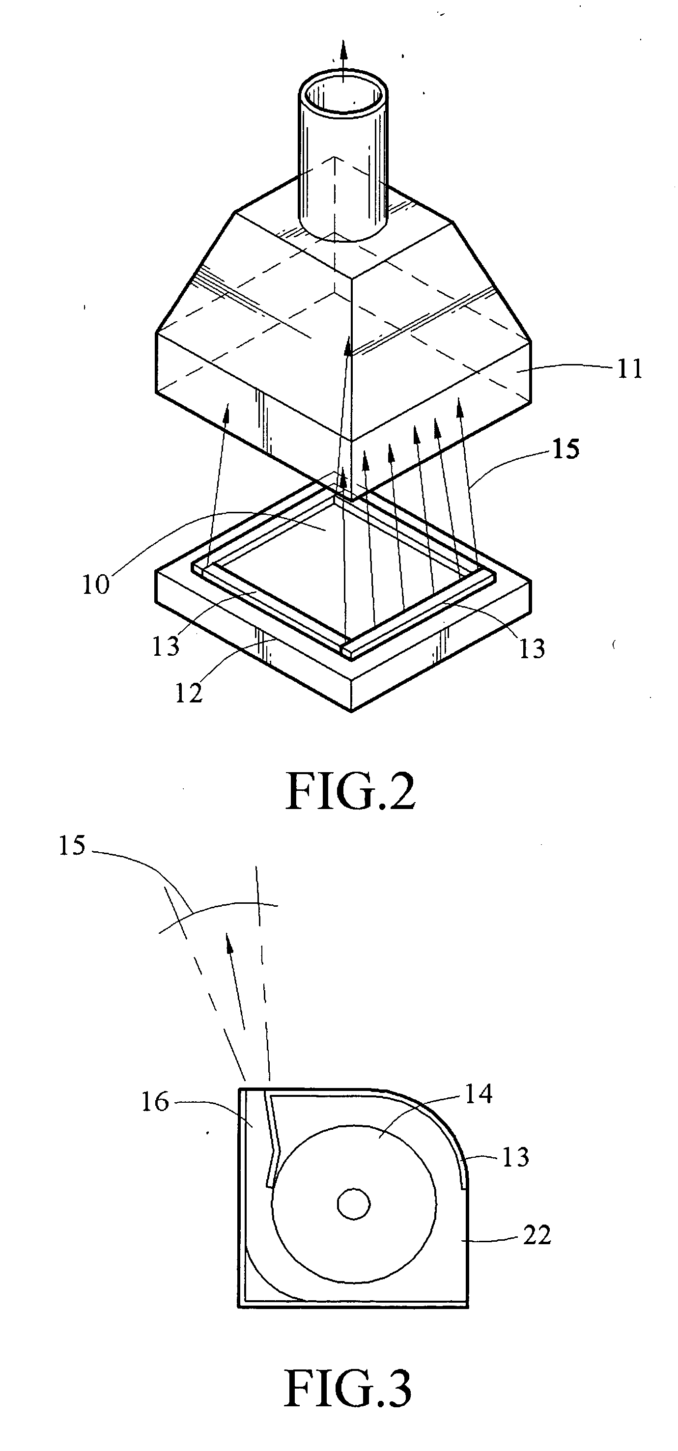 Air curtain-assisted exhaust method and device thereof