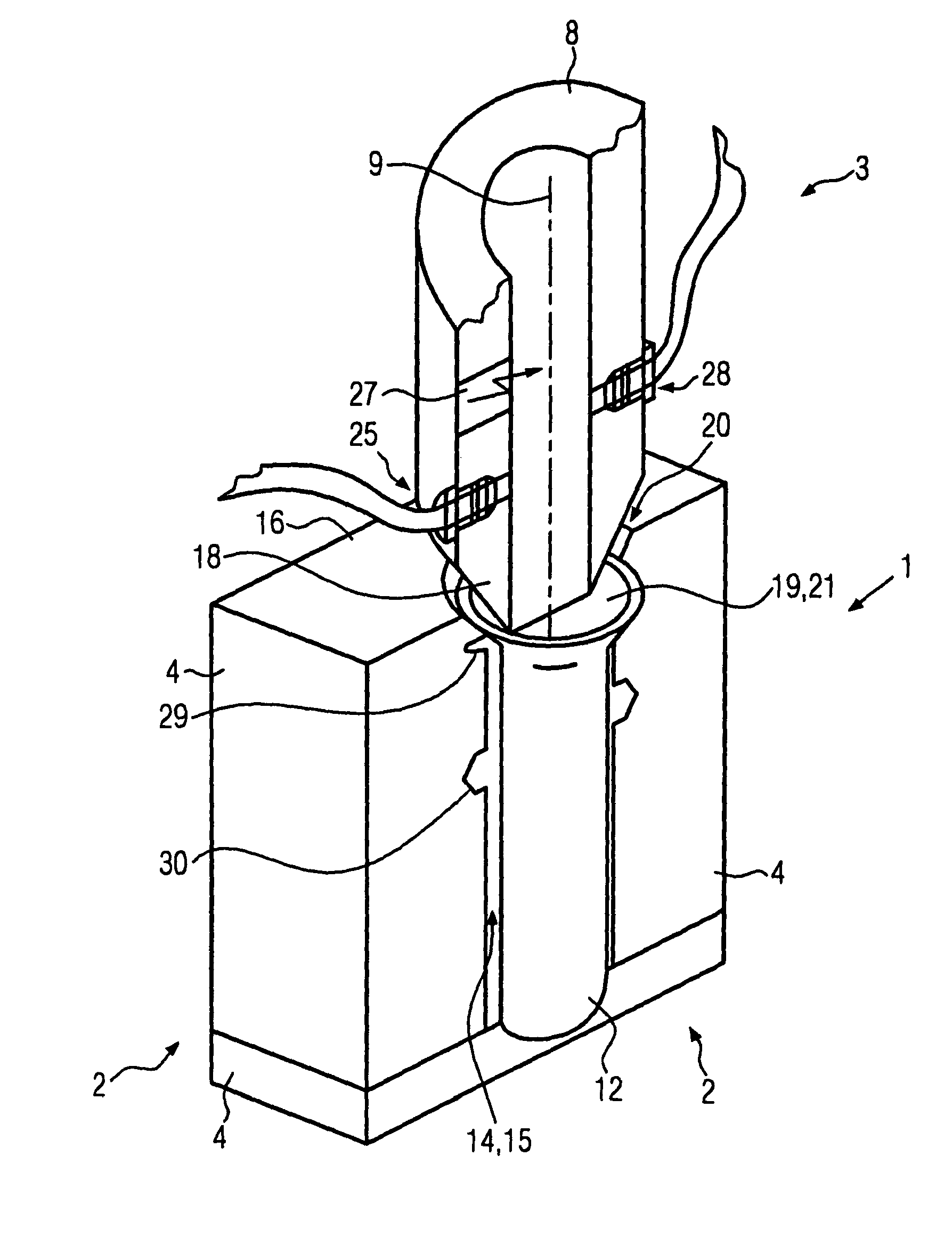 Method and mould arrangement for explosion forming