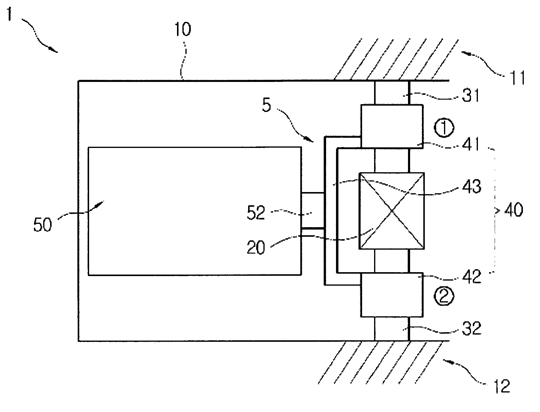Linear motor and camera module having the same