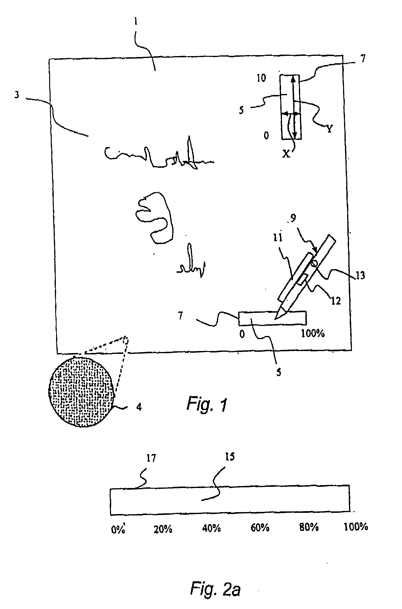 Method and device for processing of information