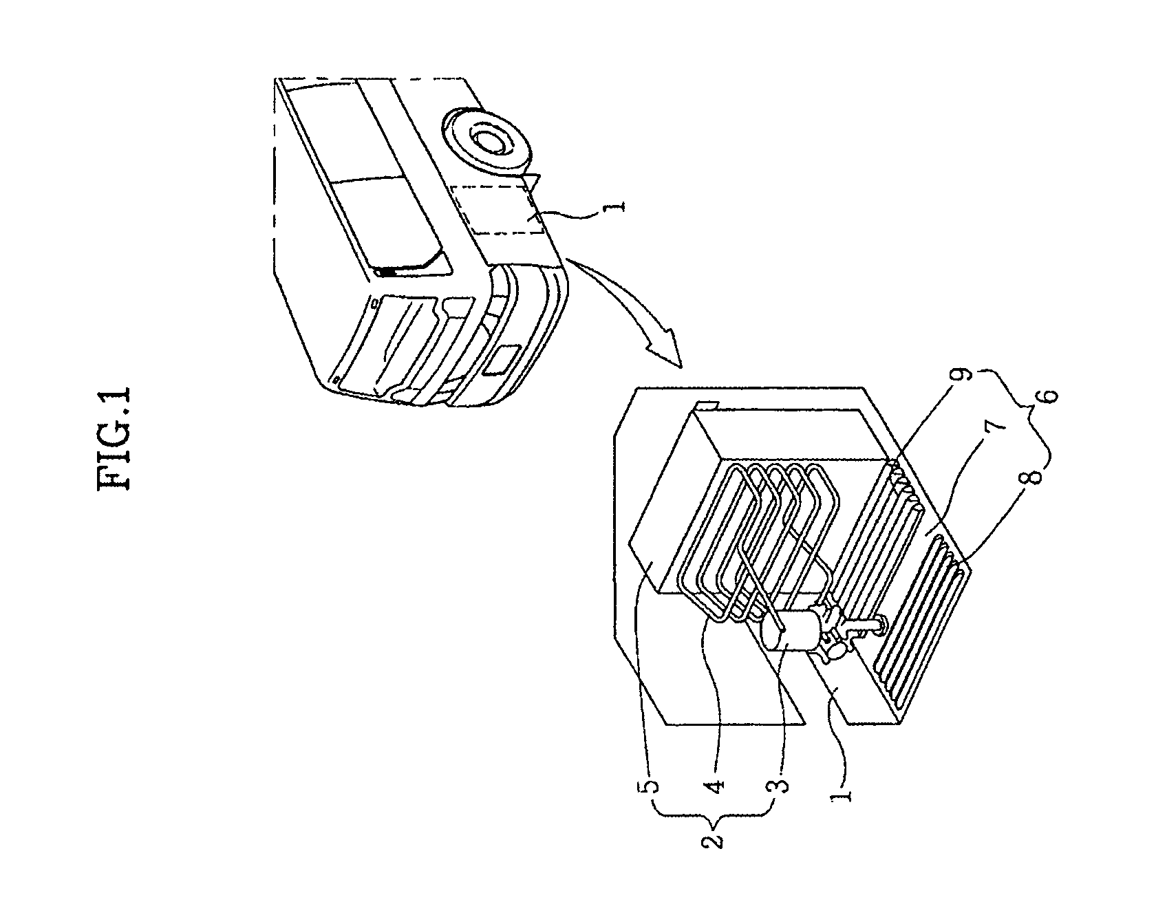 Outside air introduction grill for inducting natural convection in air influx room
