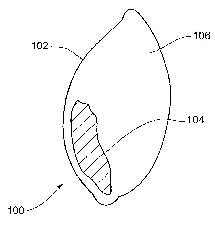 Recombined whole grain having visually indistinguishable particulate matter and related baked products