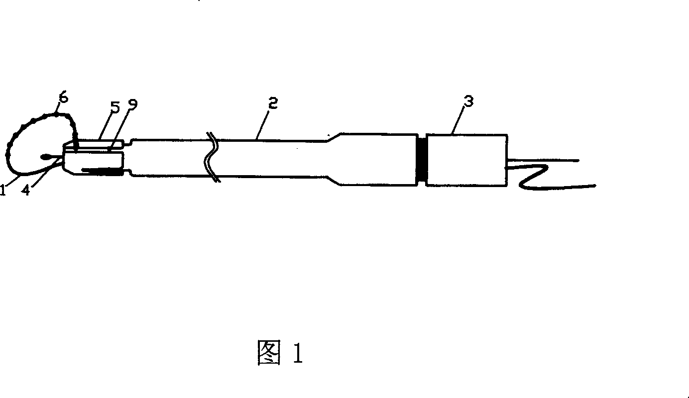 Device for ligaturing left atrial appendage and using method thereof