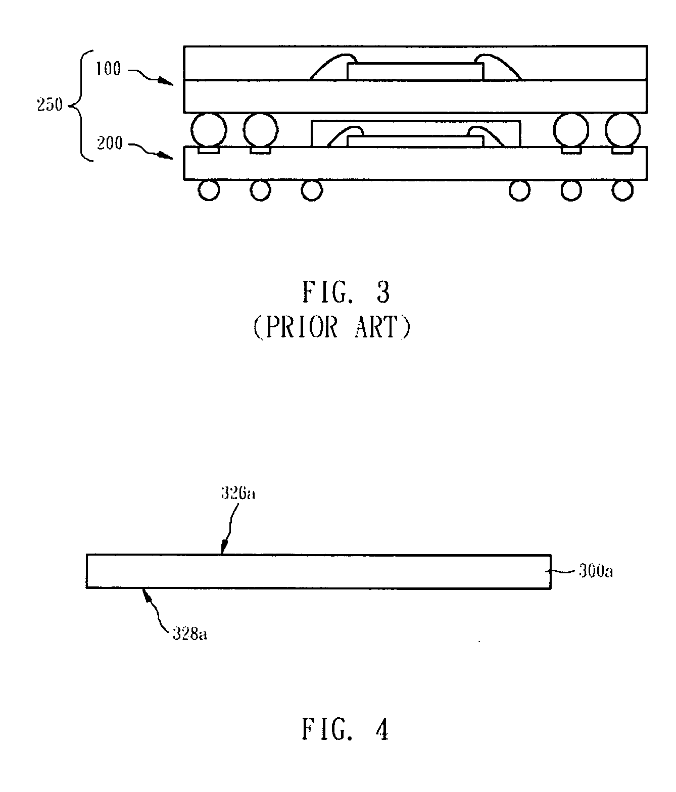 Method for manufacturing stacked package structure