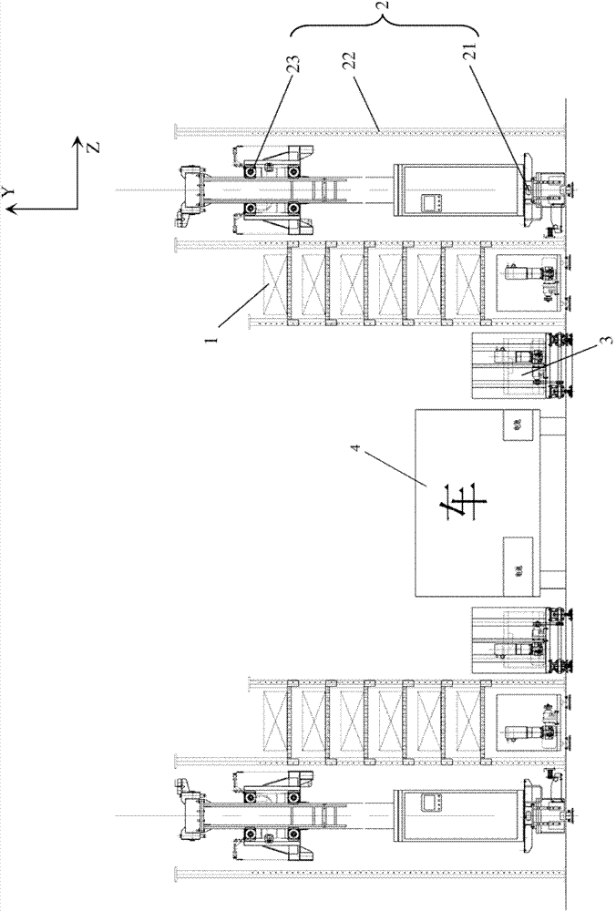 Battery replacing method, battery replacing system and battery rack of electric vehicle