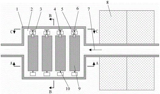 Multi-layer drum type photocatalysis purification tank applicable to farmland drainage canal