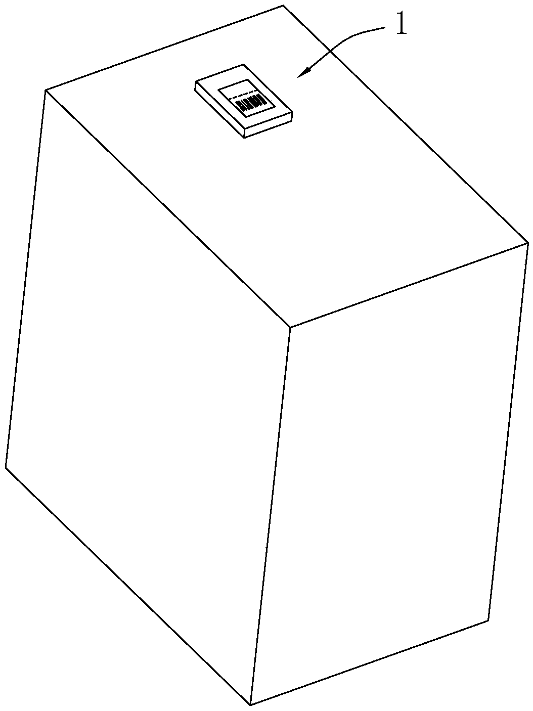 An electronic test tag and a test method of a concrete test block