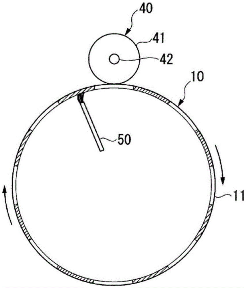 Columnar body distinguishing method and columnar body distinguishing device