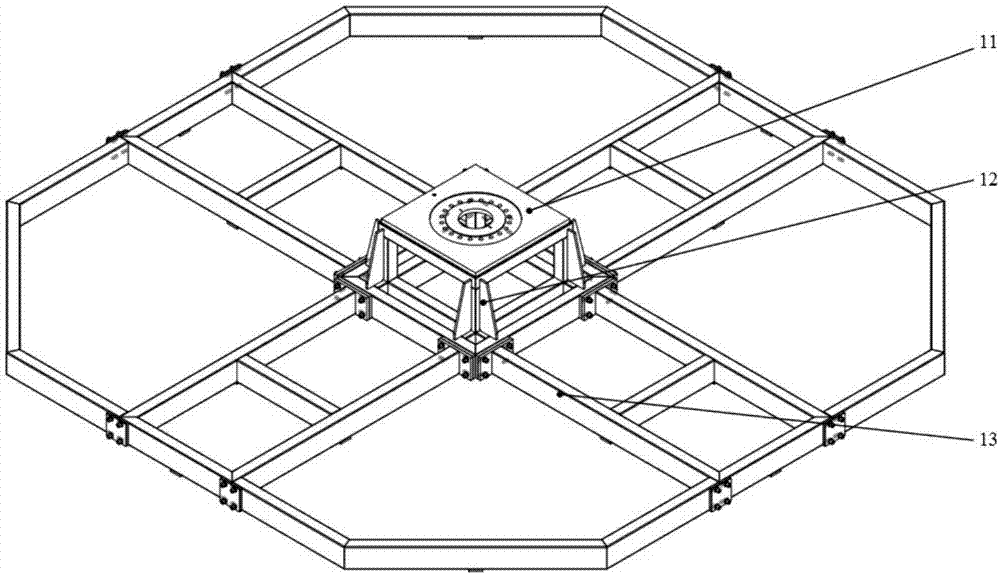 Four-degree-of-freedom series movement simulation platform